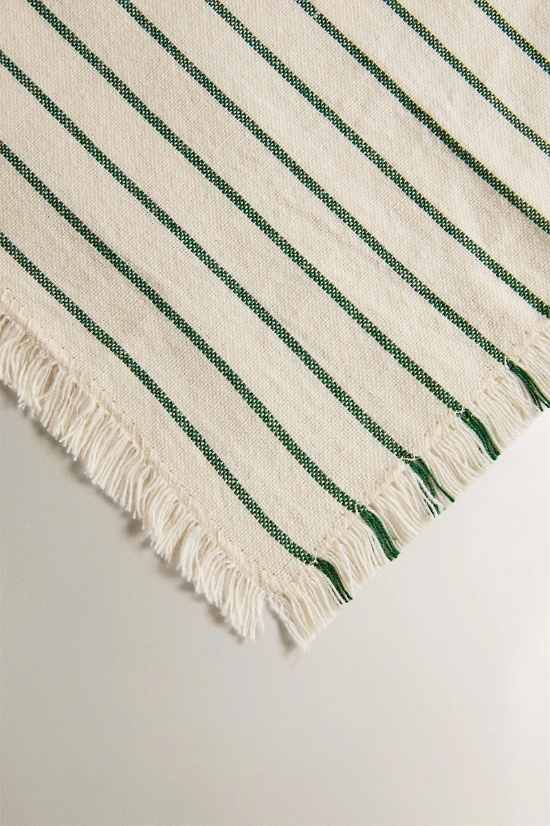 NAPPE RAYURES ET FRANGES