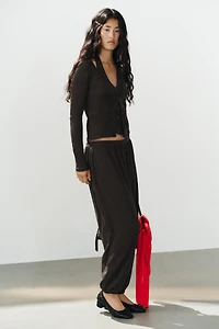 LAYERED EFFECT JACKET TOP