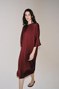 ROBE MI-LONGUE SATINÉE ZW COLLECTION