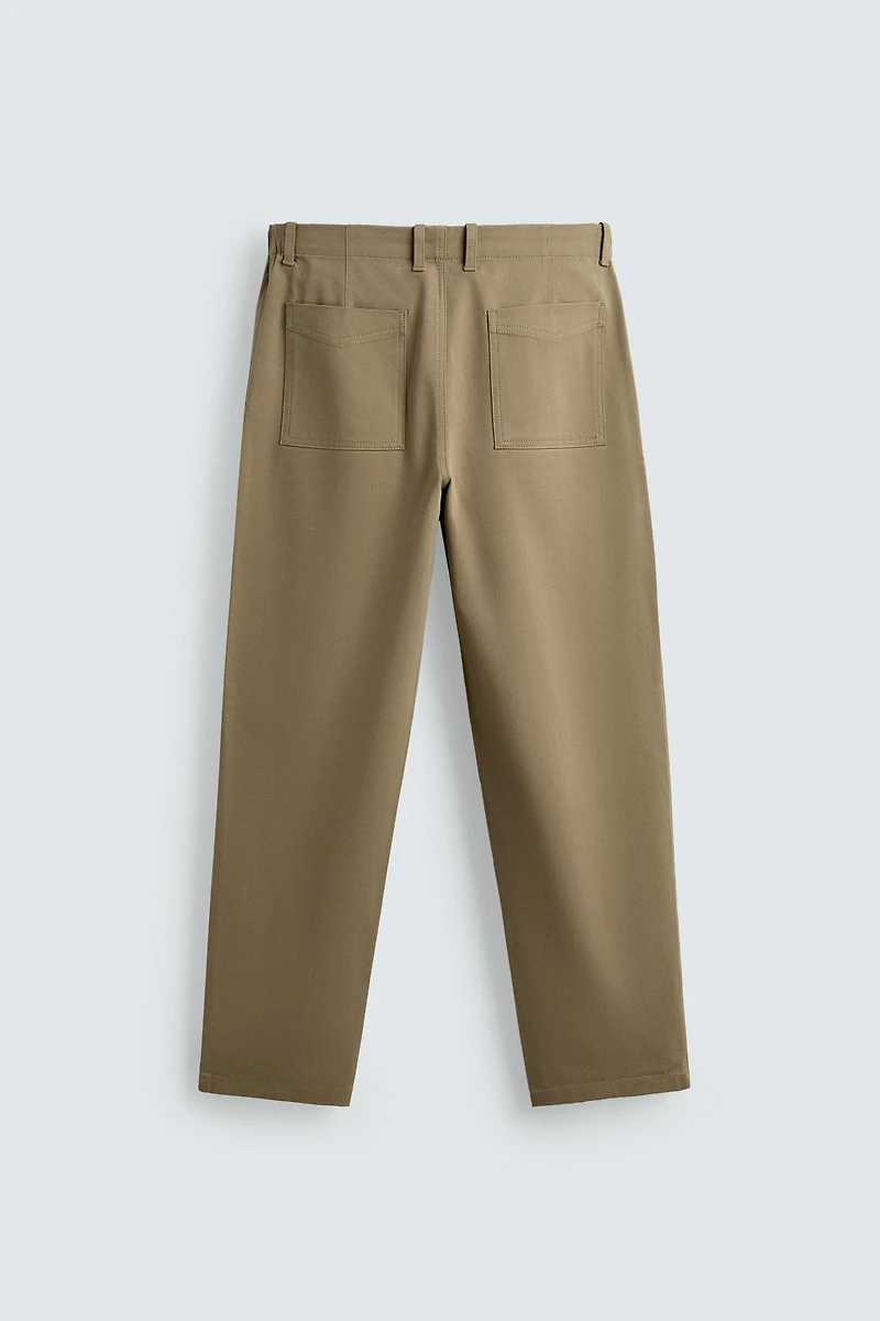 STRAIGHT FIT CHINO PANTS