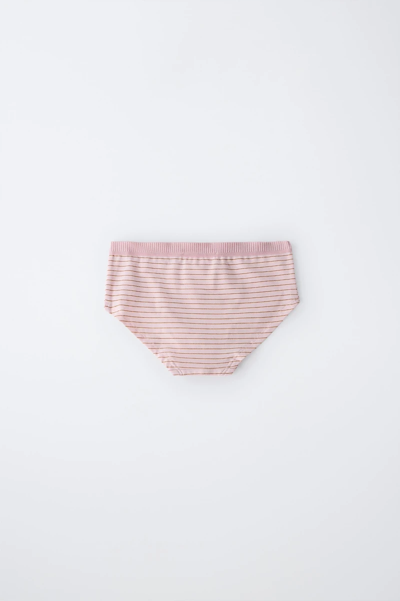AGES 6-14 / SIX-PACK OF STRIPED UNDERWEAR