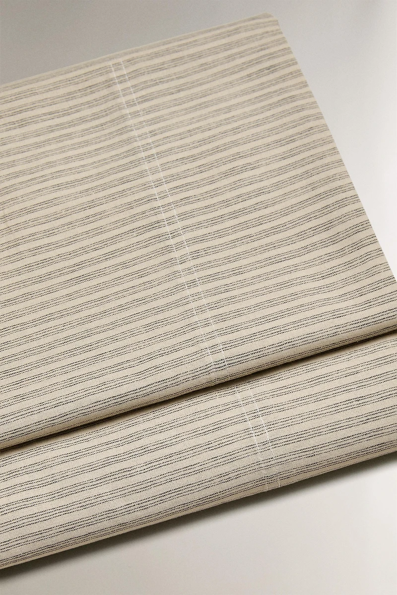 DYED THREAD STRIPED FLAT SHEET