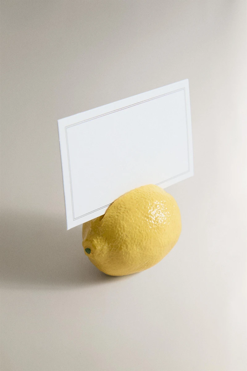 LEMON PLACE CARD HOLDER PACK (PACK OF 4)