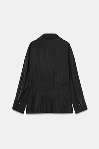 FLOWY SAFARI SHIRT