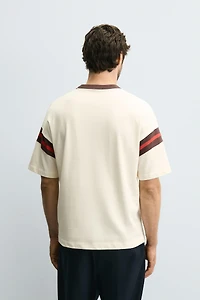 RIB STRIPE T-SHIRT