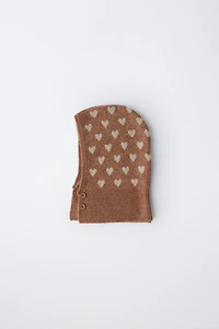 HEART BUTTON BALACLAVA