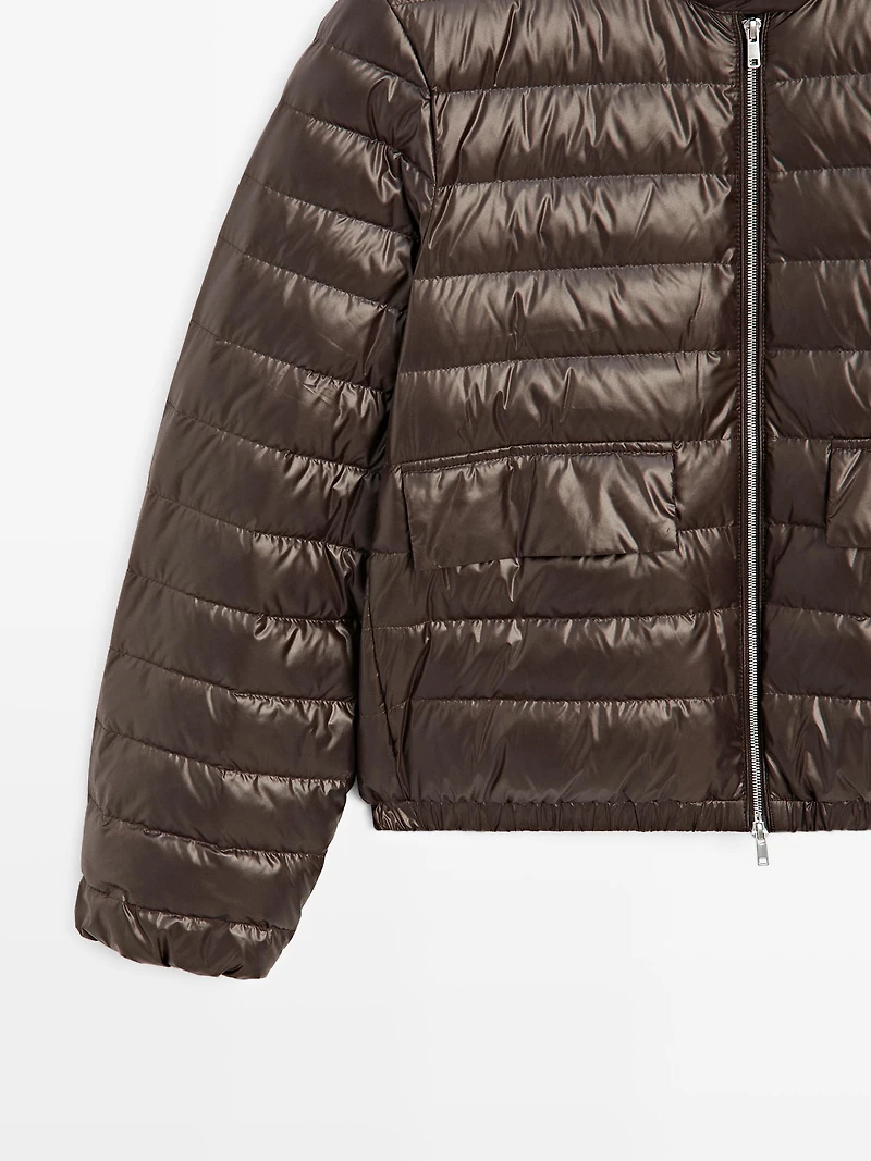Water-repellent down jacket