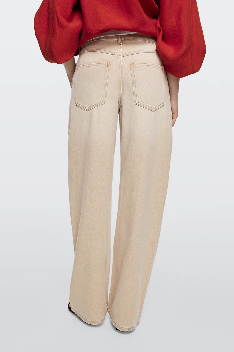 Jean barrel taille moyenne