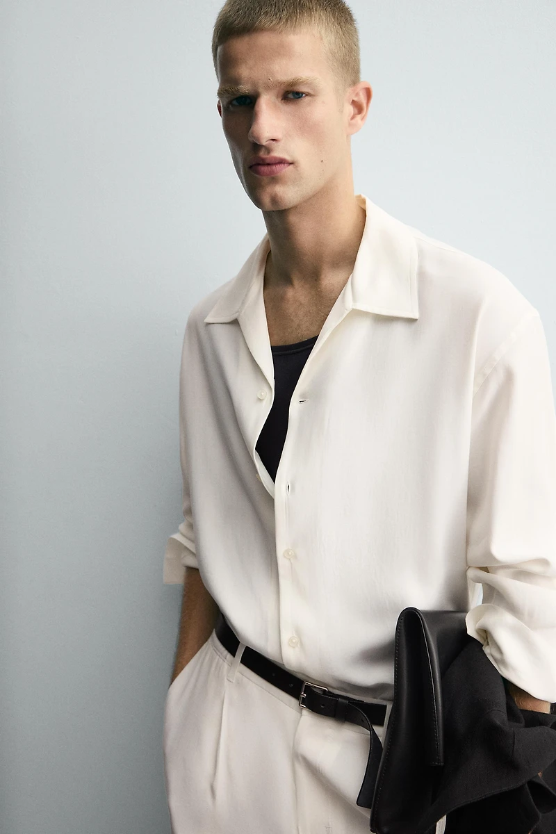 CHEMISE FLUIDE COUPE DÉCONTRACTÉE