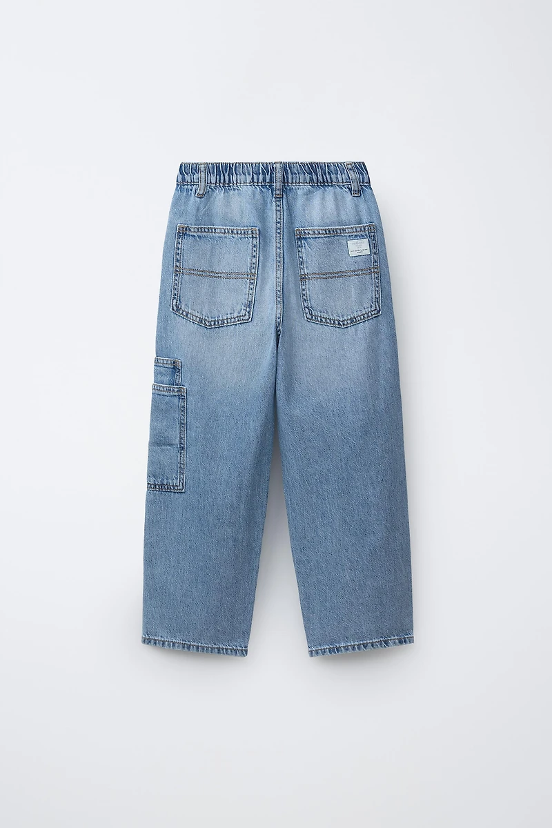 FLOWY CARGO JEANS