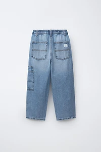 FLOWY CARGO JEANS