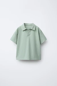 SOLID POLO AND BERMUDA JOGGING SET