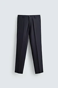 HERRINGBONE SUIT PANTS