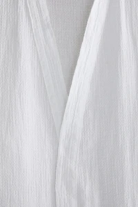 PEIGNOIR LIN WAFFLE