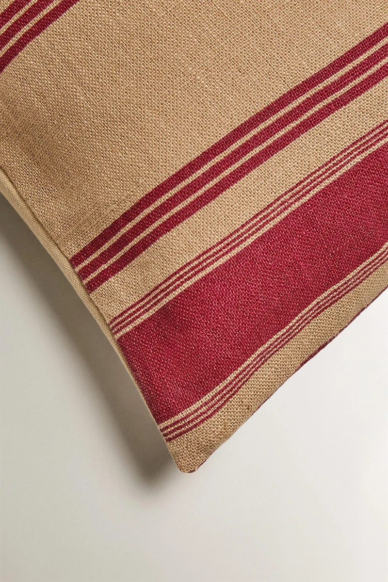 HOUSSE DE COUSSIN RAYURES