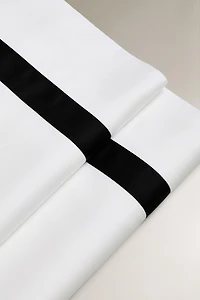 BORDERED SATEEN FLAT SHEET