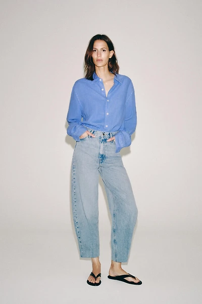 ZW COLLECTION HIGH WAIST TAPERED JEANS