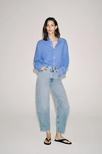 ZW COLLECTION HIGH WAIST TAPERED JEANS