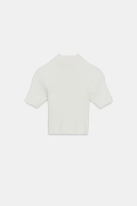 RIB KNIT CROP TOP