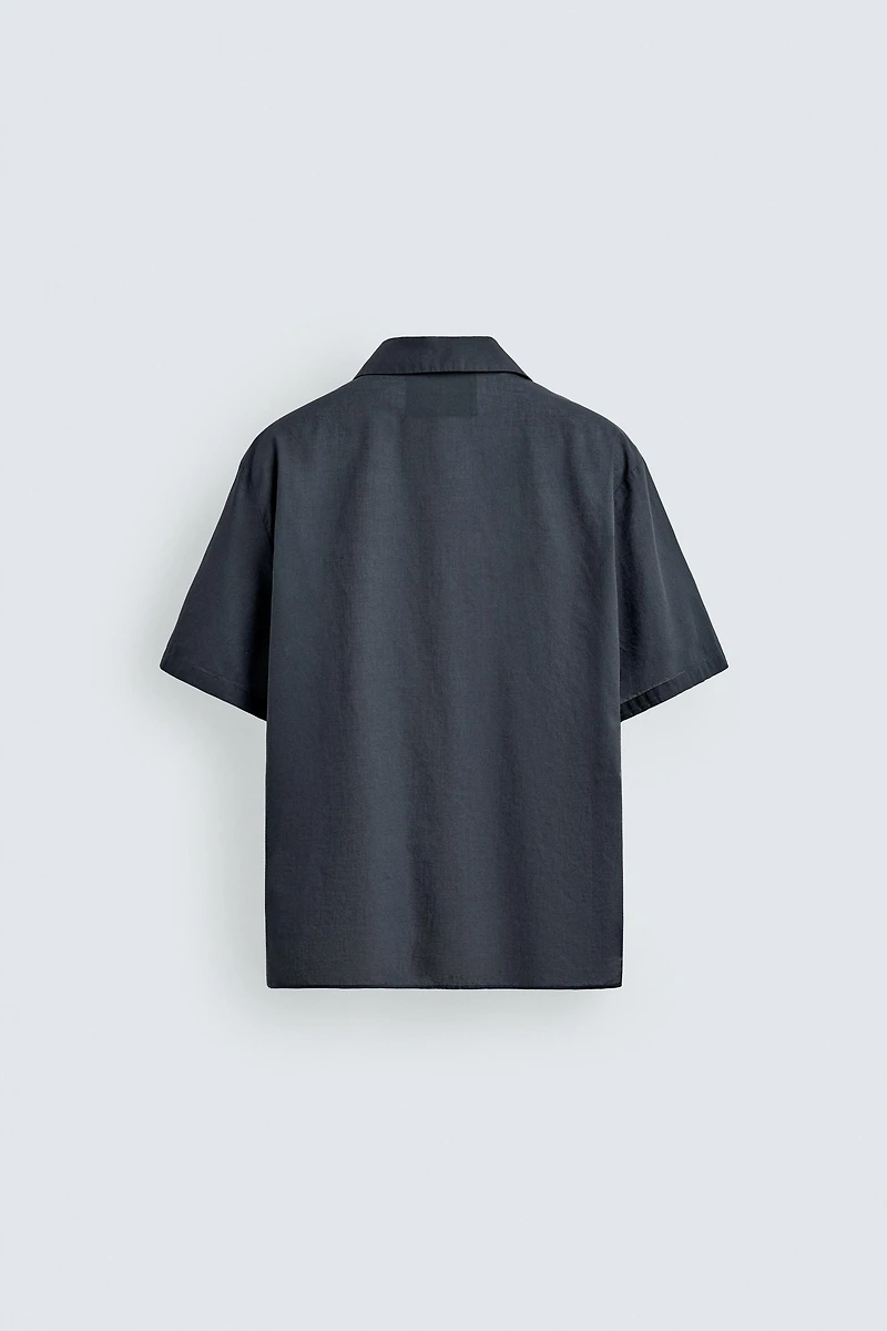 REGULAR FIT COTTON VOILE SHIRT
