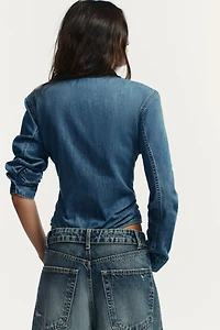 BODY CHEMISE ÉPAULETTES