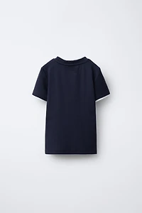 DOUBLE NECK T-SHIRT WITH MODAL