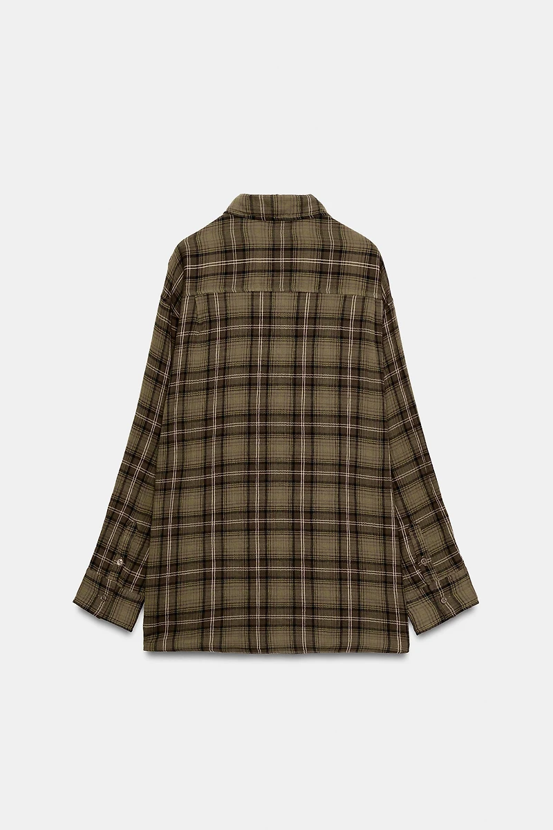 OVERSIZED PLAID SHIRT