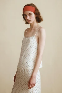 100% SILK TOP CREATED BY CARAMEL LONDON X ZARA