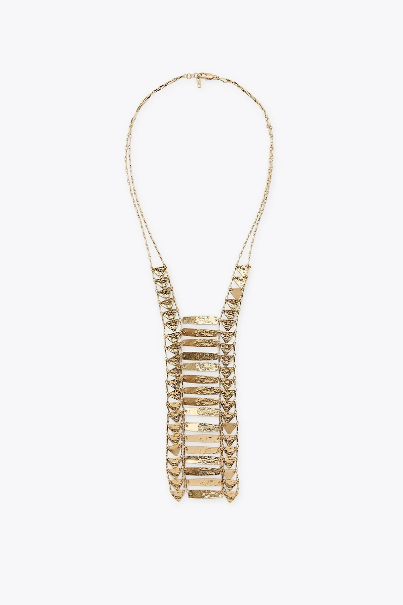 METAL PLATE NECKLACE