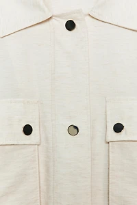 CHEMISE SAFARI COURTE MANCHE RETROUSSÉE