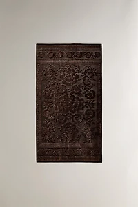 VELOUR JACQUARD BATH TOWEL