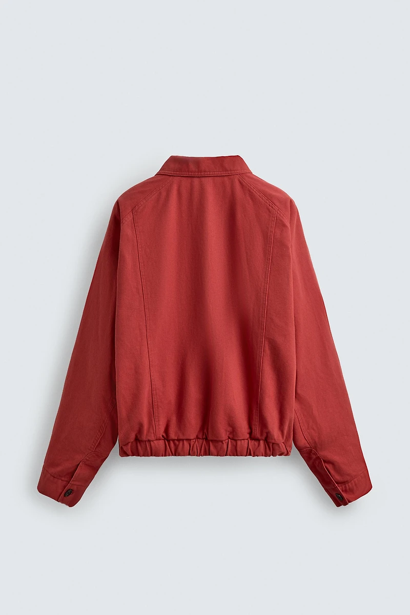 RELAXED FIT COTTON JACKET