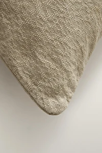 HOUSSE DE COUSSIN COTON JACQUARD
