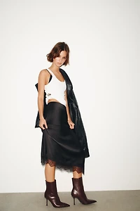 STILETTO HEELED ANKLE BOOTS