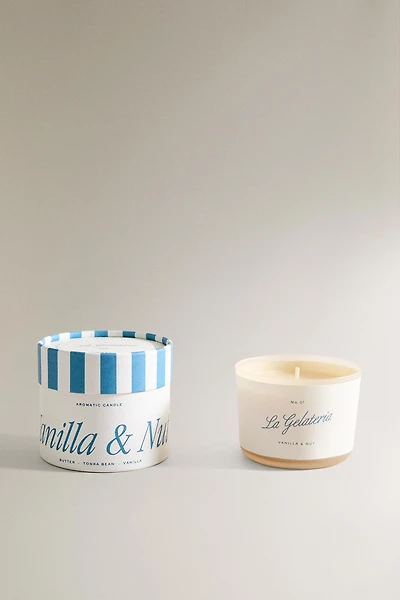 (150 G) VANILLA & NUT SCENTED CANDLE