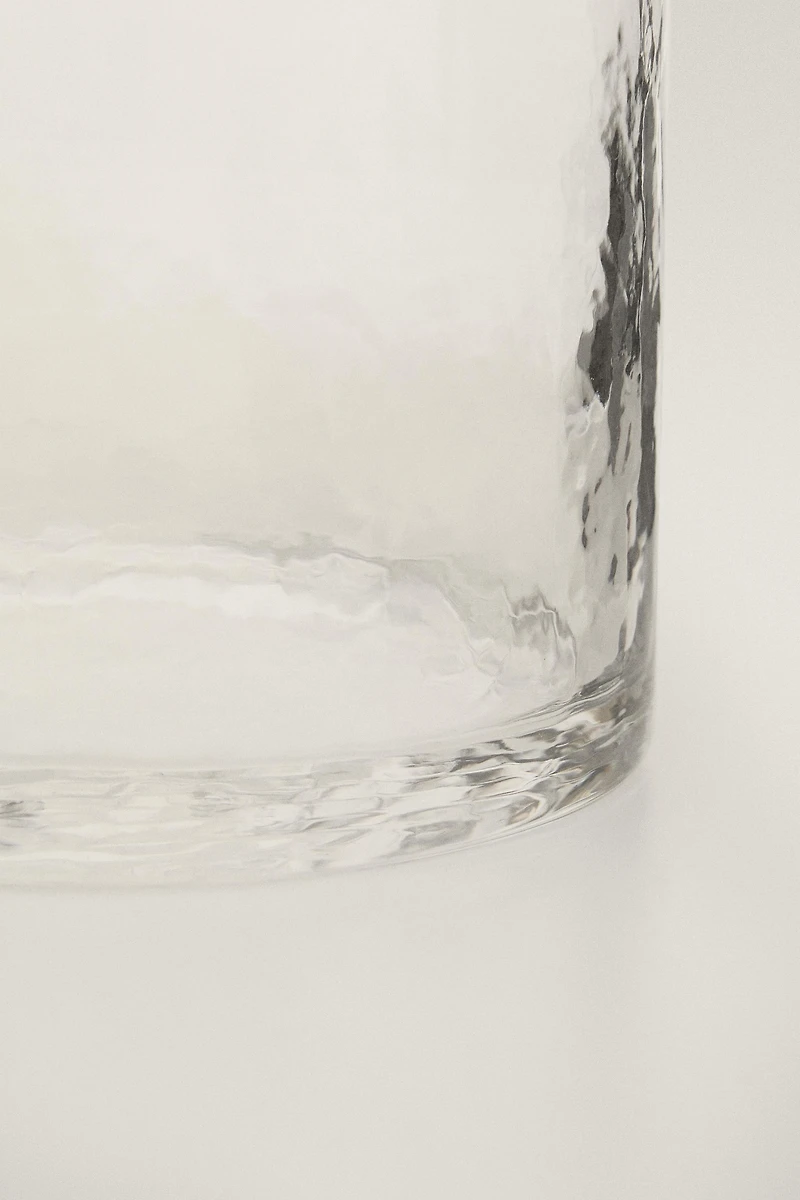 GOBELET VERRE MARTELÉ