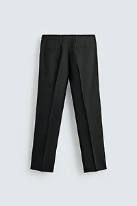 PLEATED SUIT PANTS