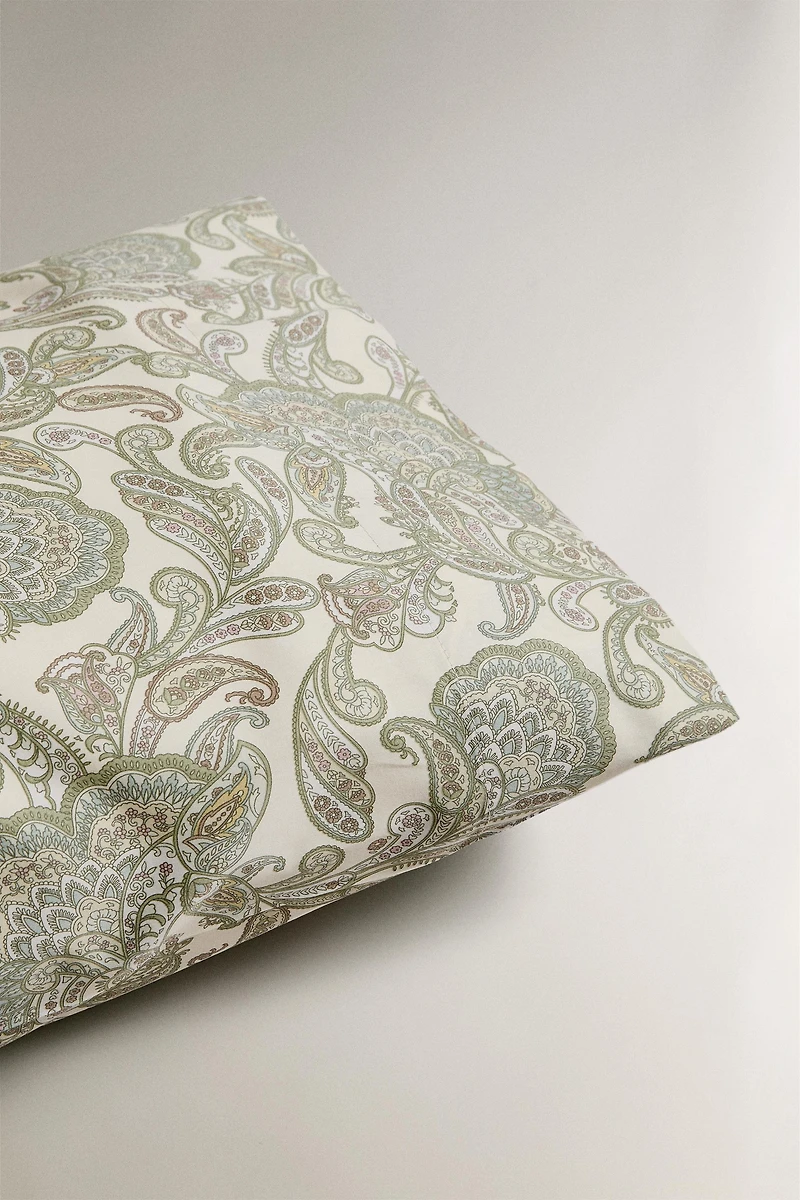 PAISLEY SATEEN PILLOWCASE