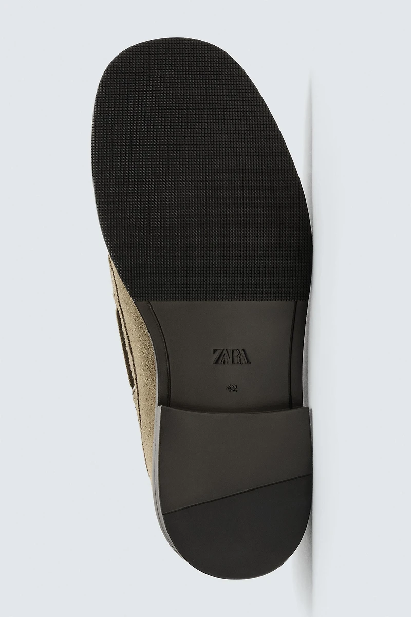 LEATHER DRESS DECK SHOES