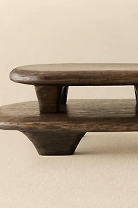 OVAL WOODEN CUTTING BOARD