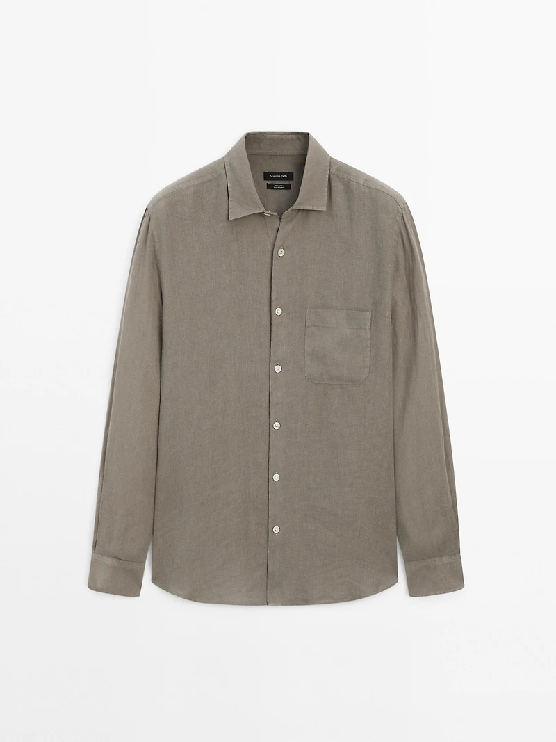 Chemise regular avec poche