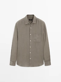 Chemise regular avec poche
