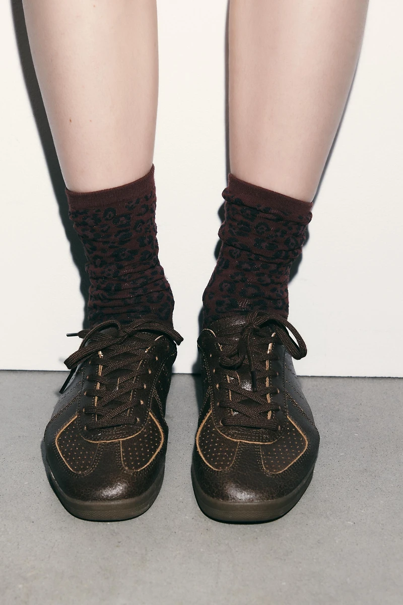 ANIMAL PRINT JACQUARD SOCKS