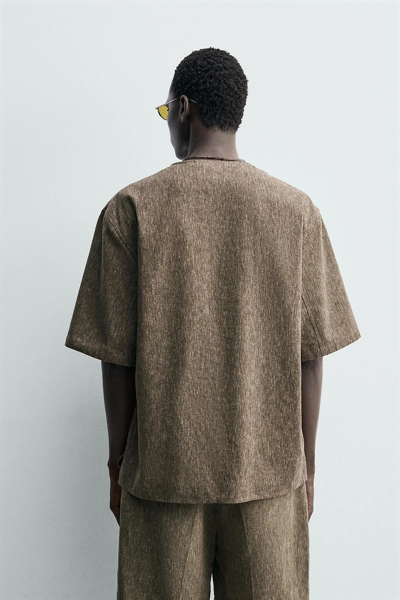 CHEMISE POLO AVEC LIN