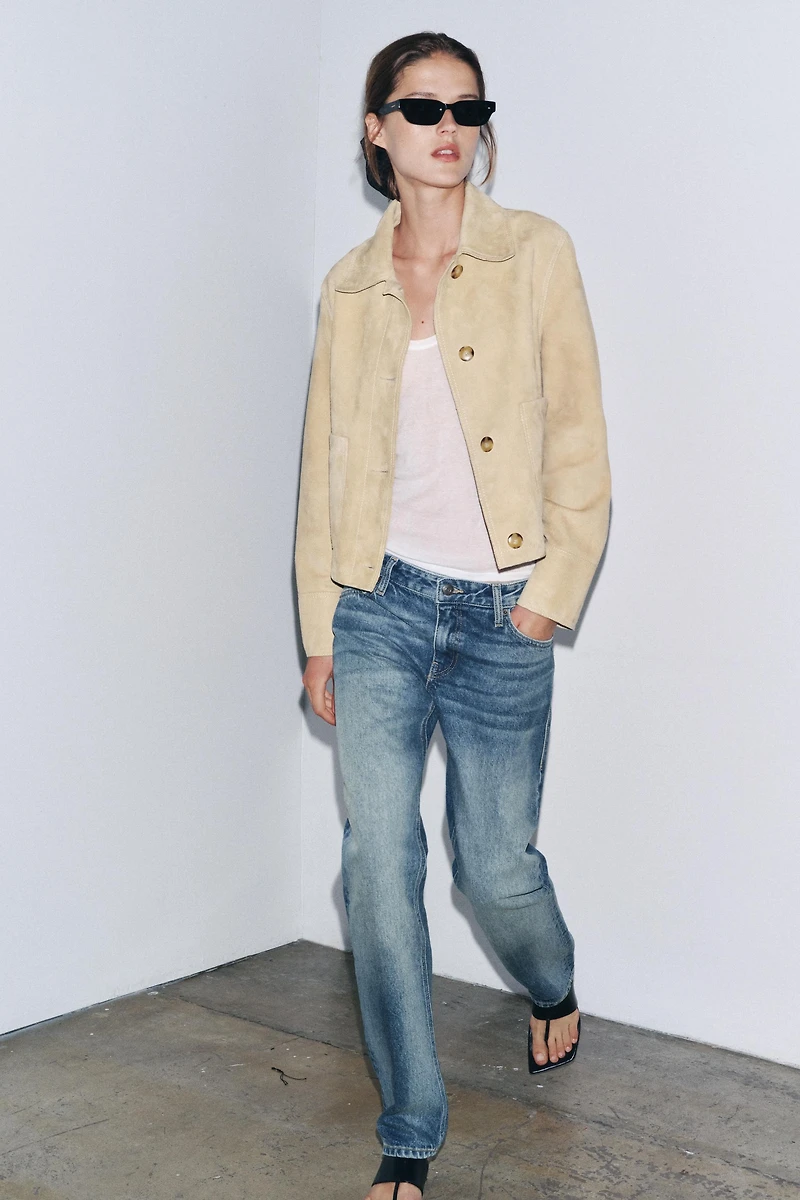 ZW COLLECTION LIMITED EDITION 100% SUEDE JACKET