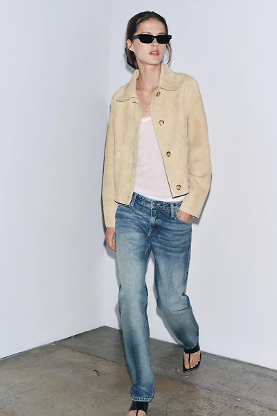 ZW COLLECTION LIMITED EDITION 100% SUEDE JACKET