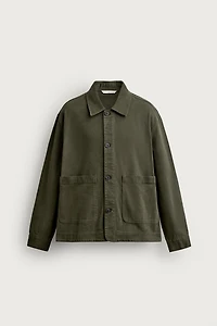 RELAXED FIT POCKET OVERSHIRT
