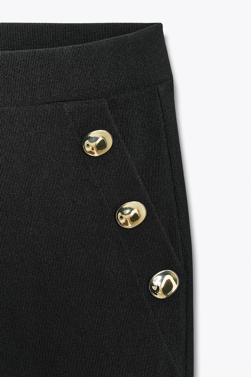LEGGINGS OTTOMAN BOUTONS