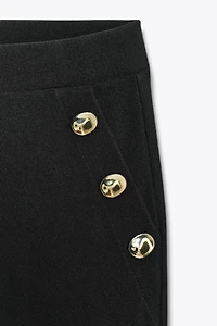LEGGINGS OTTOMAN BOUTONS