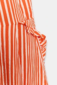 ZW COLLECTION STRIPED MIDI DRESS